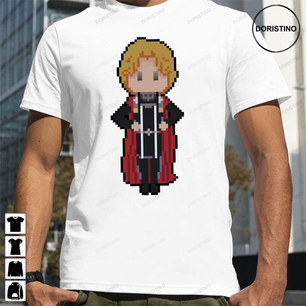 Wolfgang Mittermeyer Pixel Legend Of The Galactic Heroes Awesome Shirts